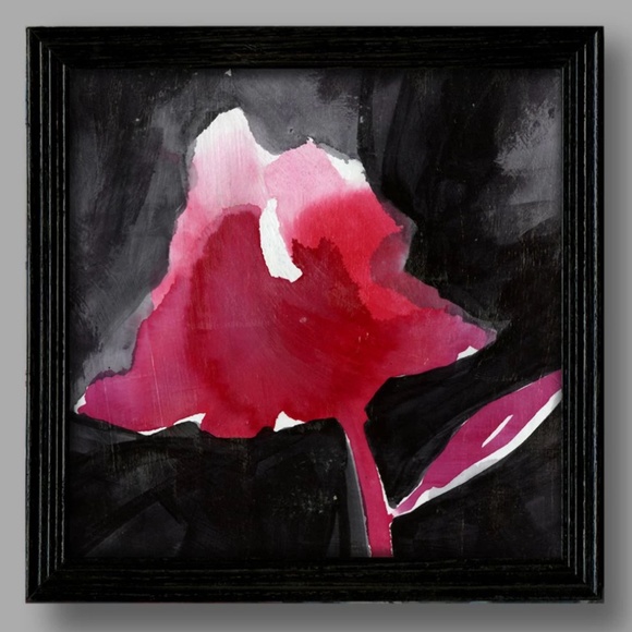 Framed Floral Painting, by Kathy Morton Stanion - Organic Impressions 07 - Picture 1 of 3